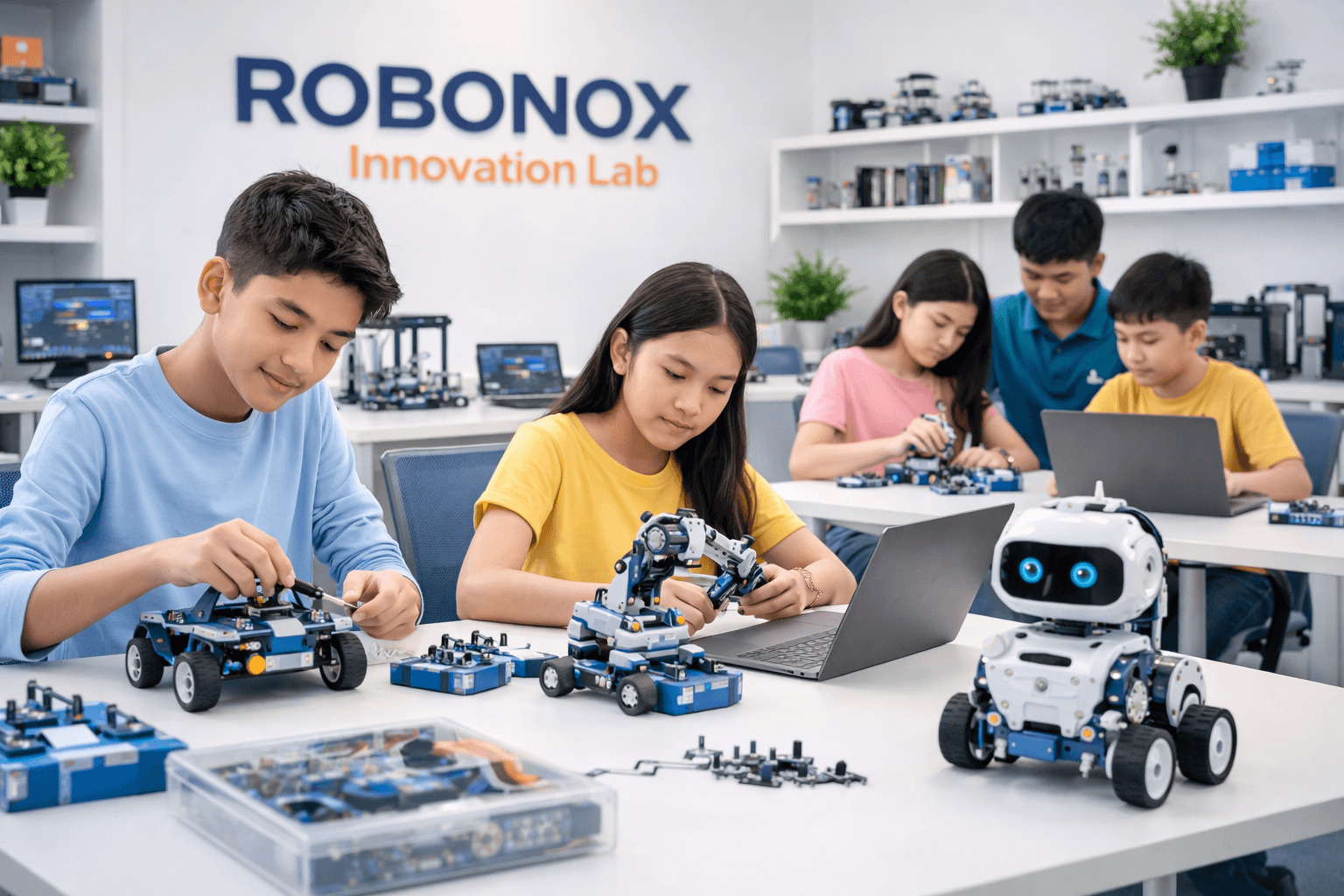 Robonox Innovation Lab hands-on learning setup